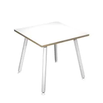 Scrivania Skinny Metal - 80 x 80 x H 74,4 cm - bianco