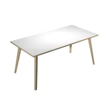 Scrivania Woody - 180 x 80 x H 74,4 cm - rovere / bianco