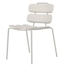 Seduta collettivitÃ  Lemon - senza braccioli - polipropilene - avorio - Unisit