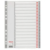 Separatore numerico 1/31 - PP - A4 - grigio - Esselte
