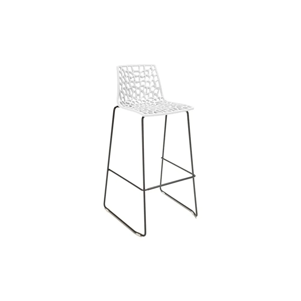 Sgabello Spider Fix  - Nero opaco/bianco - Grandsoleil