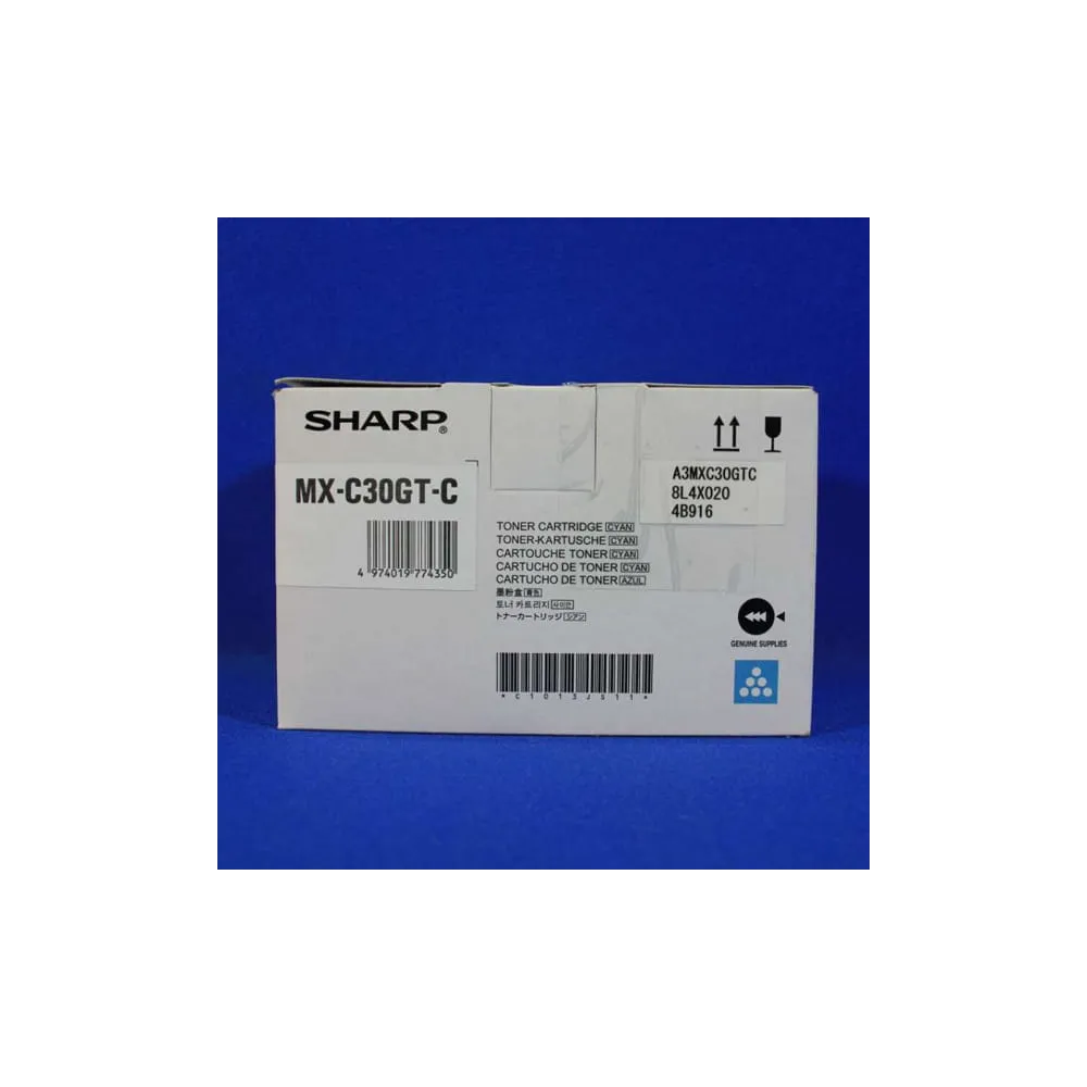 Sharp - Toner - Ciano - MXC30GTC - 6.000 pag