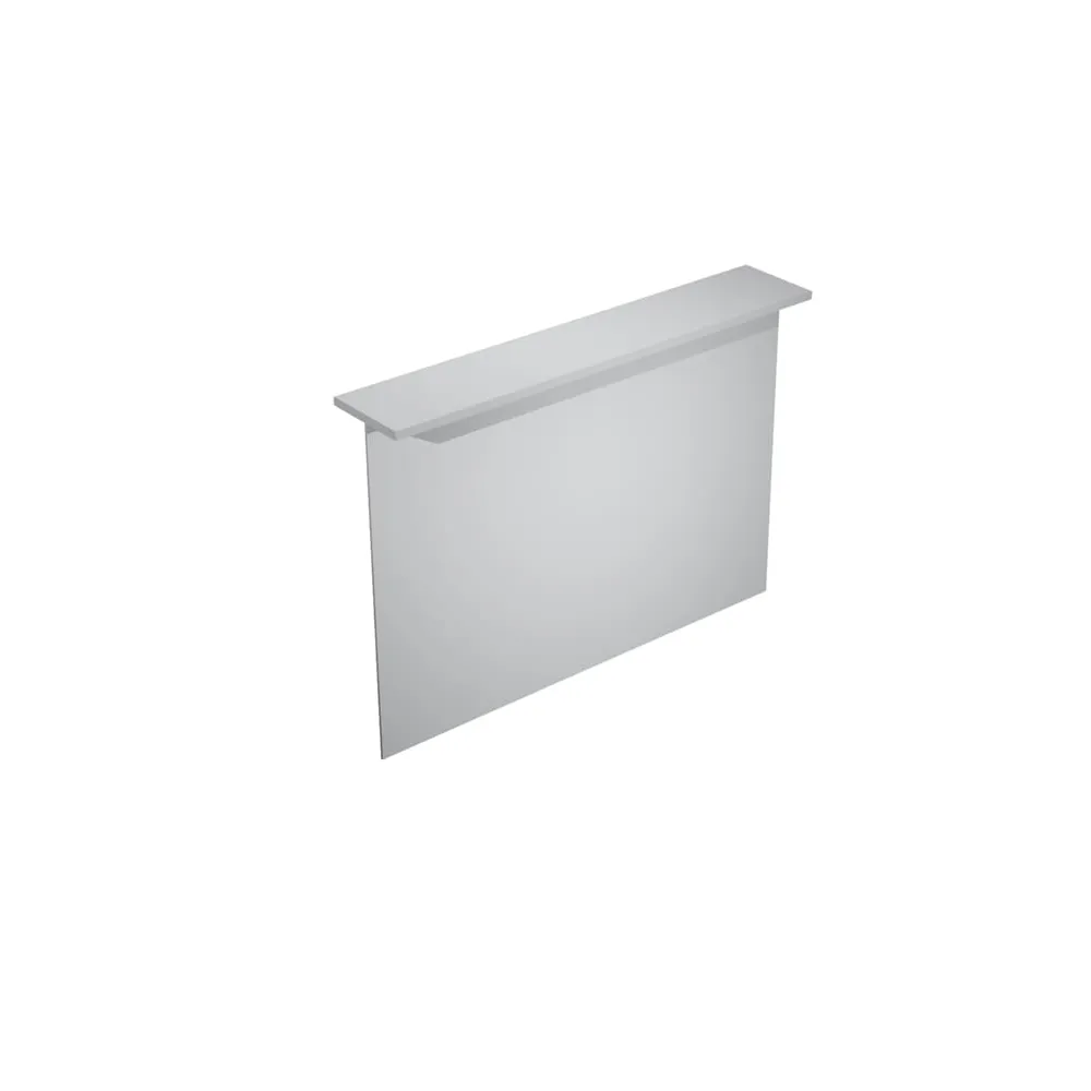 Sopralzo reception per scrivanie Easy - 160 x 30 x 115 cm - grigio