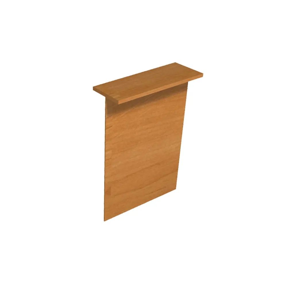 Sopralzo reception per scrivanie Easy - 80 x 30 x 115 cm - noce chiaro