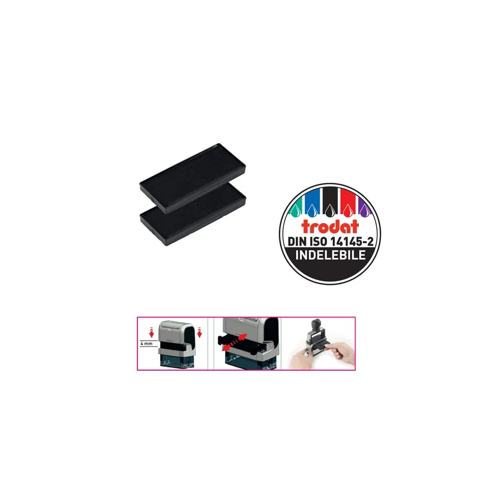 Tampone 6/4931 - nero - Trodat - blister 2 pezzi