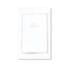 Taschetta 10 biglietti + 10 buste - Lutto - 9 x 14 cm - bianco - Rex Sadoch