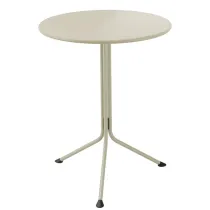 Tavolo basso ribaltabile tondo Lemon - 75 x 59 cm - avorio - Unisit