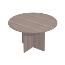 Tavolo riunione Easy - 4 posti - diametro 120 cm - altezza 72 cm - frassino toscano