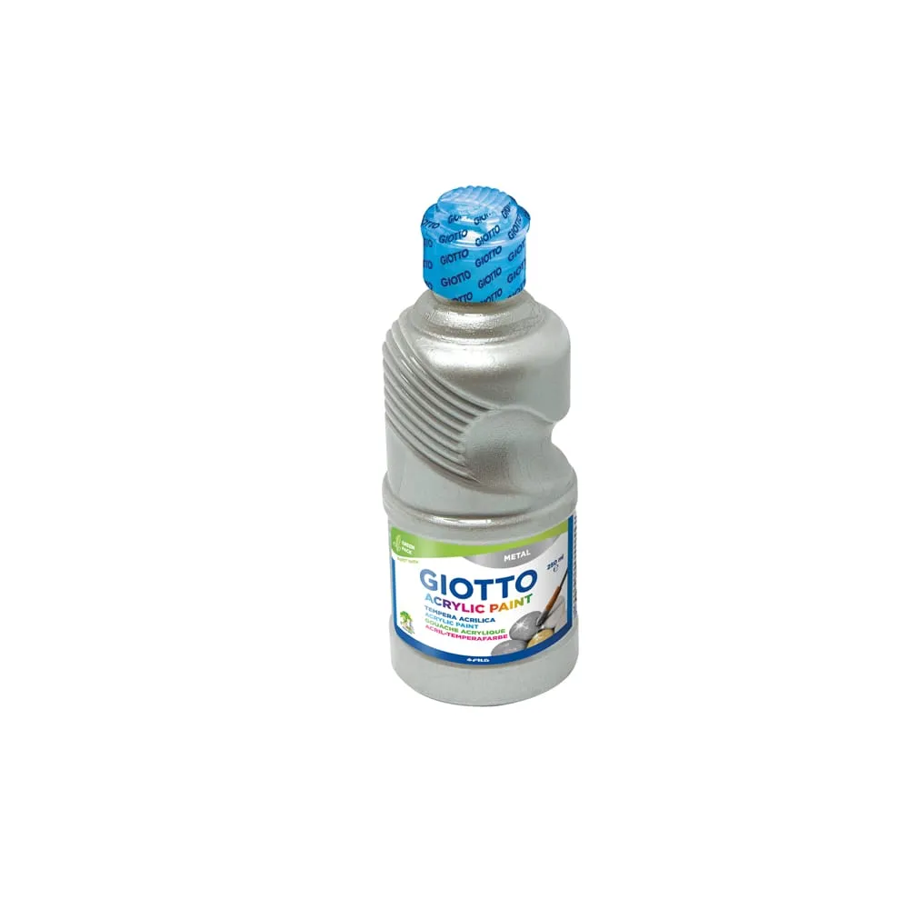 Tempera pronta acrilica - 250ml - argento - Giotto
