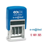 Timbro Mini Dater S160/L4 Datario + EM@ILED - 4 mm - autoinchiostrante - Colop