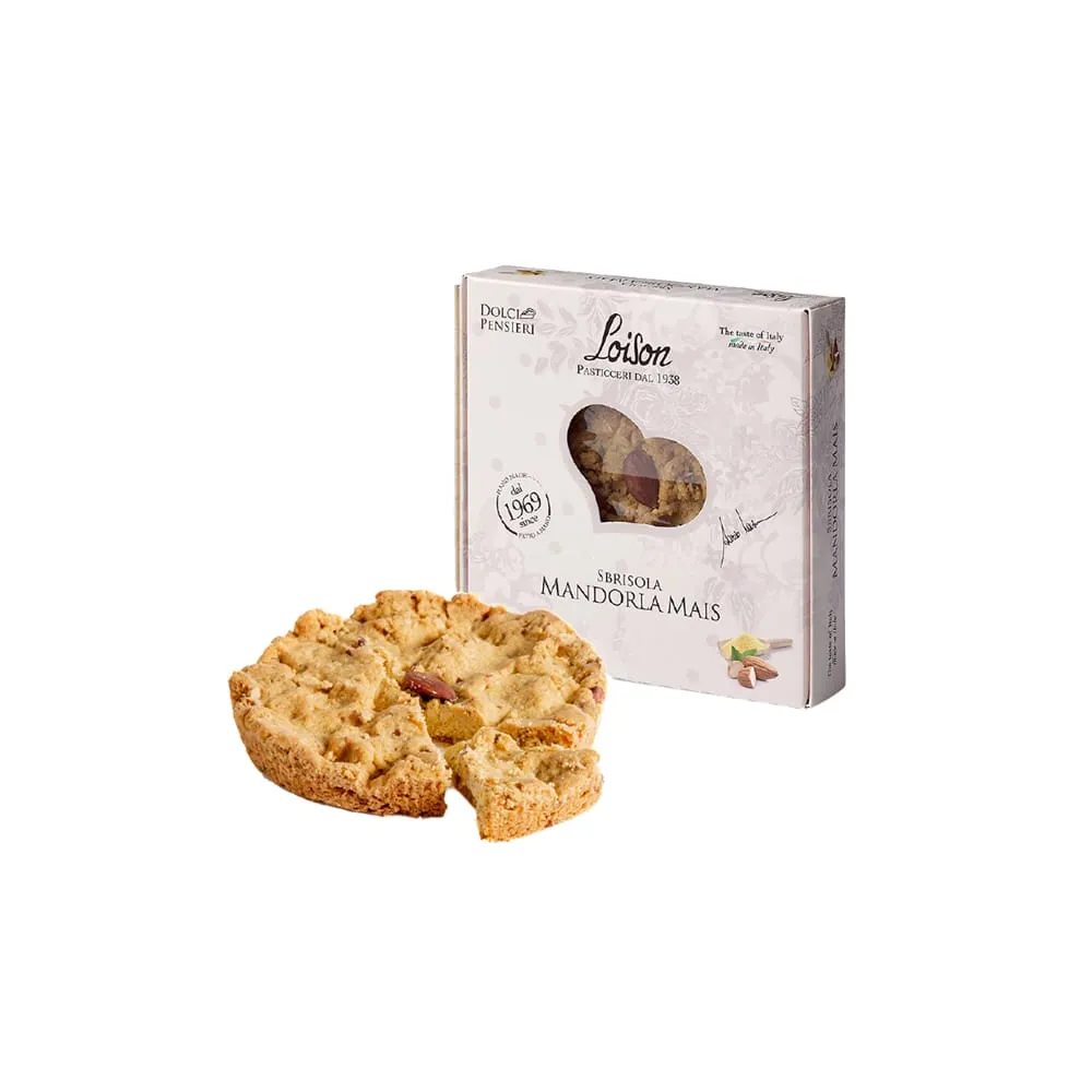 Torta sbrisola classica mandorla e mais - 200 gr - Loison