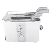 Tostapane elettrico - 2 pinze - 600 W - bianco - Melchioni family