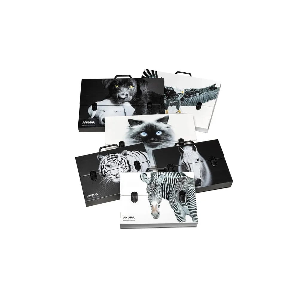 Valigetta polionda Animal Friends - 28 x 38 cm - dorso 5 cm - fantasie assortite - Colorosa