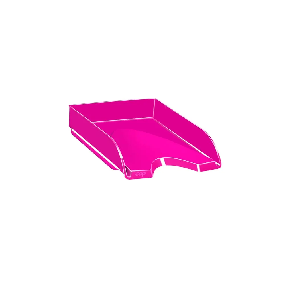 Vaschetta portacorrispondenza CepPro Gloss - 34,8 x 25,7 x 6,6 cm - rosa pepsi - Cep