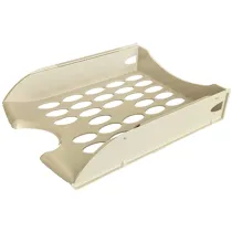 Vaschetta portacorrispondenza forata E040 - 26 x 34,5 x 6,5 cm - grigio - Fellowes