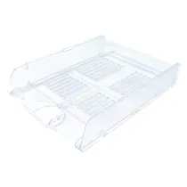 Vaschetta portacorrispondenza TR25310 - 26 x 34 x 6 cm - cristallo - Arda