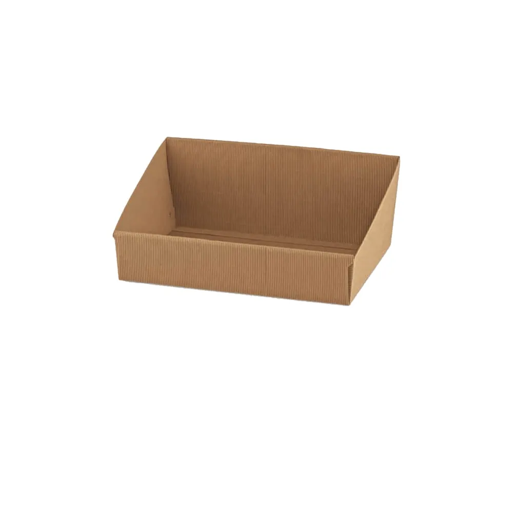 Vassoio in cartone Onda avana - 31 x 24 x 10,5cm - Scotton