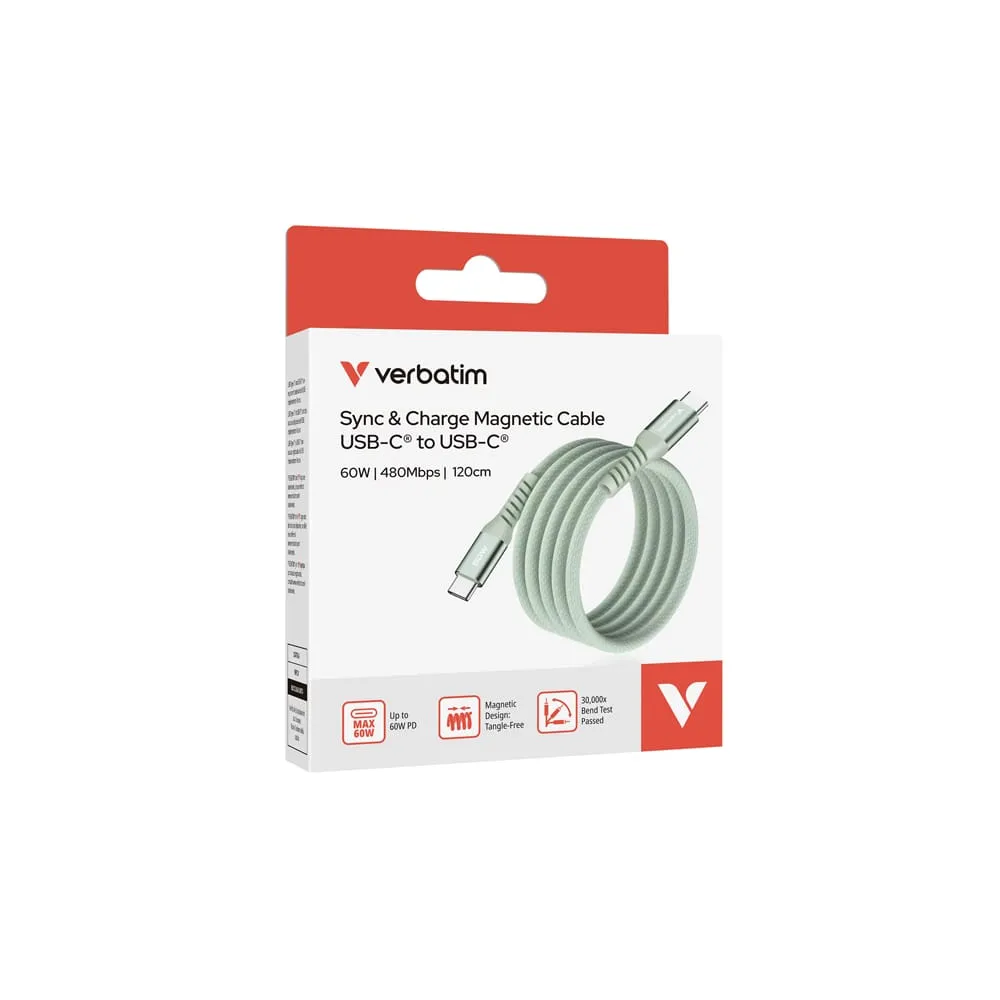 Verbatim - Cavo USB-C to USB-C - Verde - 31864 - 120cm