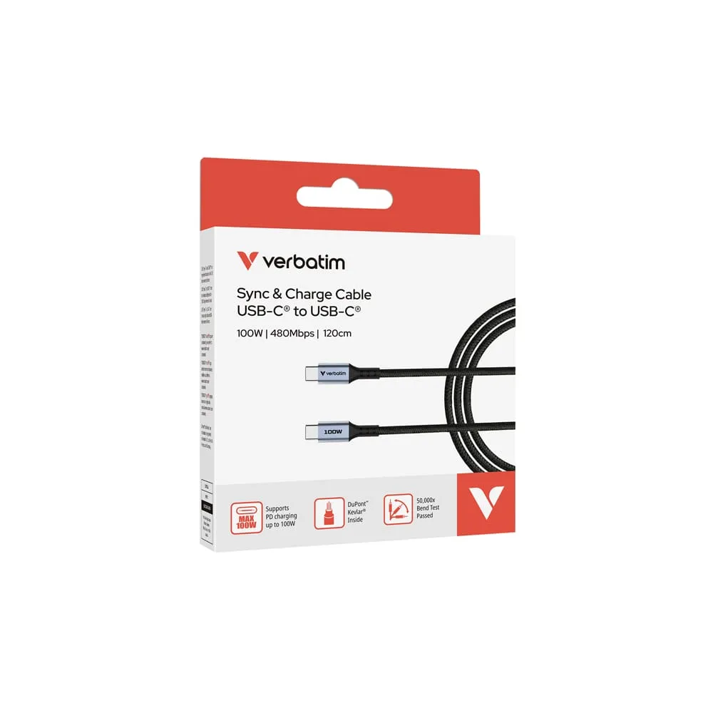Verbatim - Cavo USB-C to USB-C _100W - 31846 - 120cm