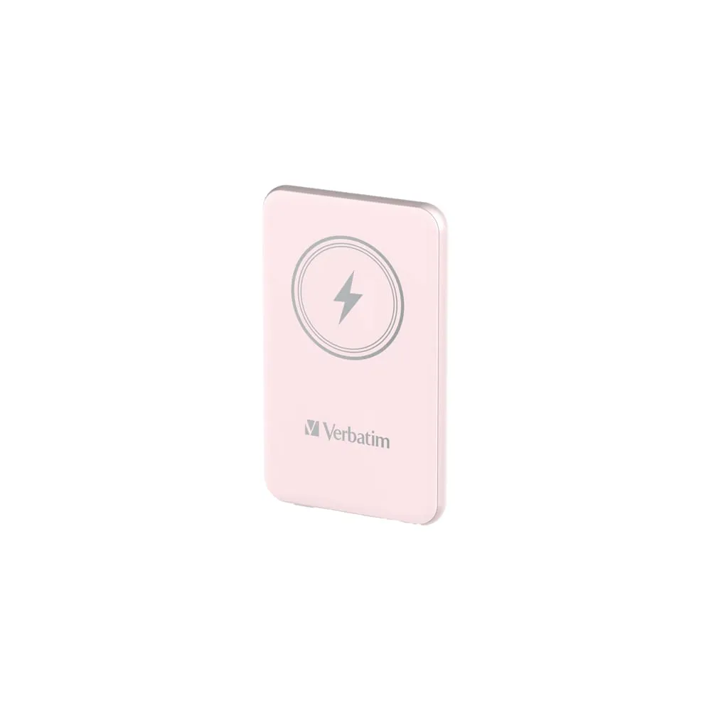 Verbatim - Power Bank Wireless -  5000 mAh - Rosa - 32243