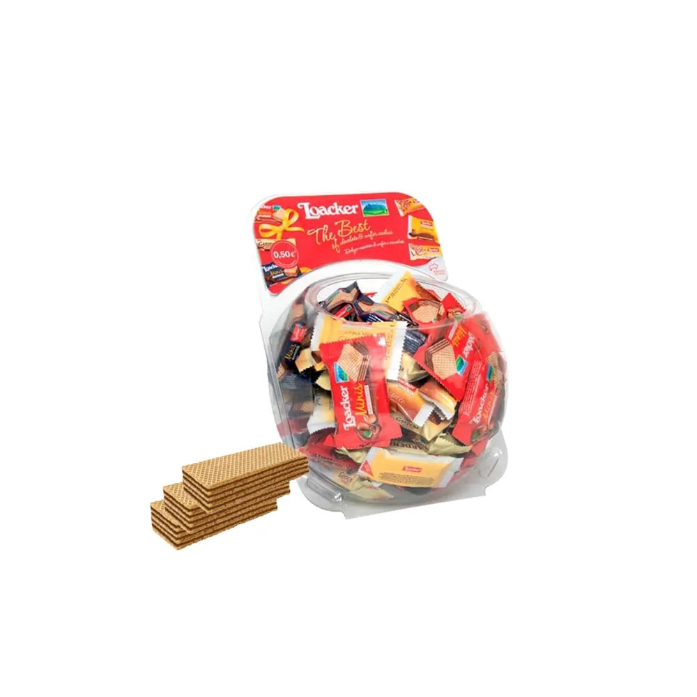 Wafer Minis - 700 gr - Loacker - bolle self service da 140 pezzi