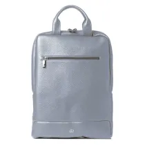 Zaino slim Gate Trended - 28 x 38 x 10 cm - ecopelle - azzurro - In Tempo