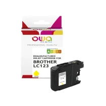 Armor - Cartuccia ink Compatibile  per Brother LC123 - Giallo - K20537OW - 10,5 ml