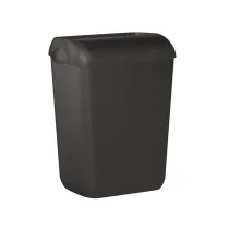 Cestino gettacarte EColored - con coperchio - 33,5 x 22,5 x 54,5 cm - vesuvian black - Mar Plast