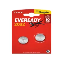 Micropila Eveready Lithium CR2032 - 3V - a pastiglia - litio - Energizer  - blister 2 pezzi