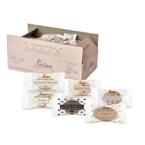 Biscotti al burro assortiti - 6 gusti - 1250 gr - Loison - conf. 200 biscotti