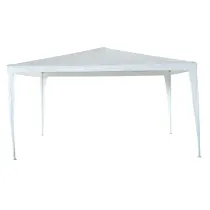 Gazebo Facile - 3 x 3 m - acciaio/PL - bianco - Garden Friend
