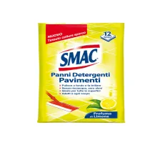 Panni Smac System pavimenti e multiuso - limone - Smac - conf. 12 pezzi