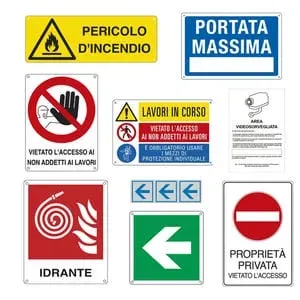 CARTELLI E SEGNALETICA